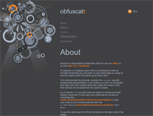 Tablet Screenshot of obfuscatr.flashbit.net